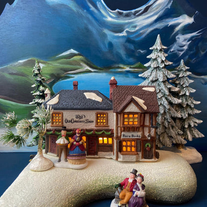 Illuminated Christmas Village T. Puddlewick Spectacle Shop by Dept. 56. Dickens' Village. Seasonal Home Retail Decor. Night Light. - Tampa Home & Garden Store