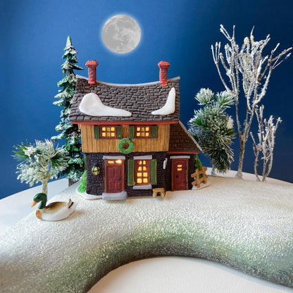 Illuminated Christmas Village T. Puddlewick Spectacle Shop by Dept. 56. Dickens' Village. Seasonal Home Retail Decor. Night Light. - Tampa Home & Garden Store