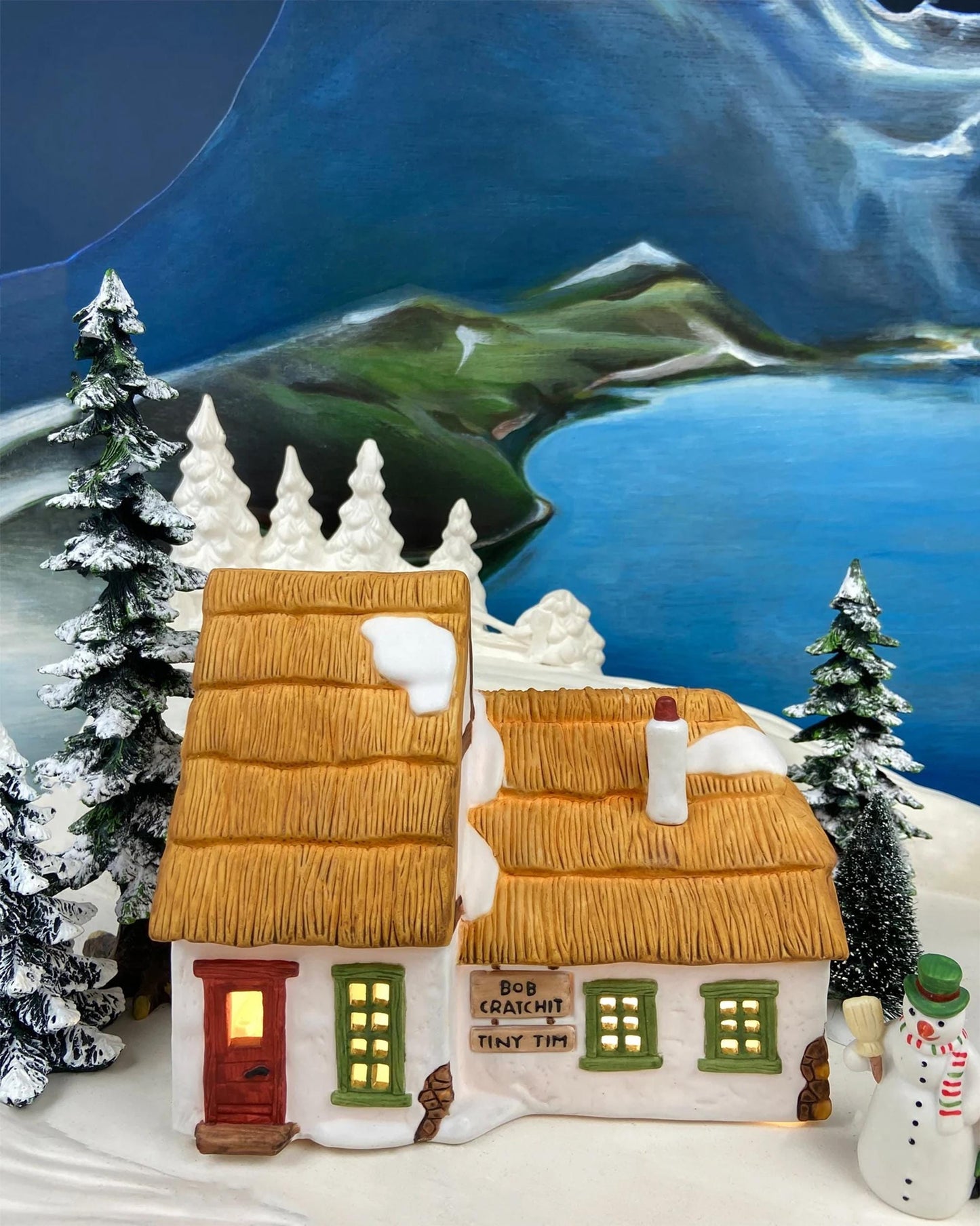 Illuminated Christmas Village T. Puddlewick Spectacle Shop by Dept. 56. Dickens' Village. Seasonal Home Retail Decor. Night Light. - Tampa Home & Garden Store