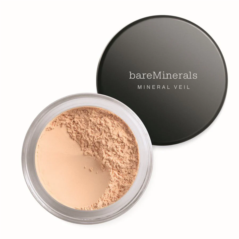 bareMinerals Mineral Veil Setting Powder beige powder compact with black lid on Tampa Home & Garden Store