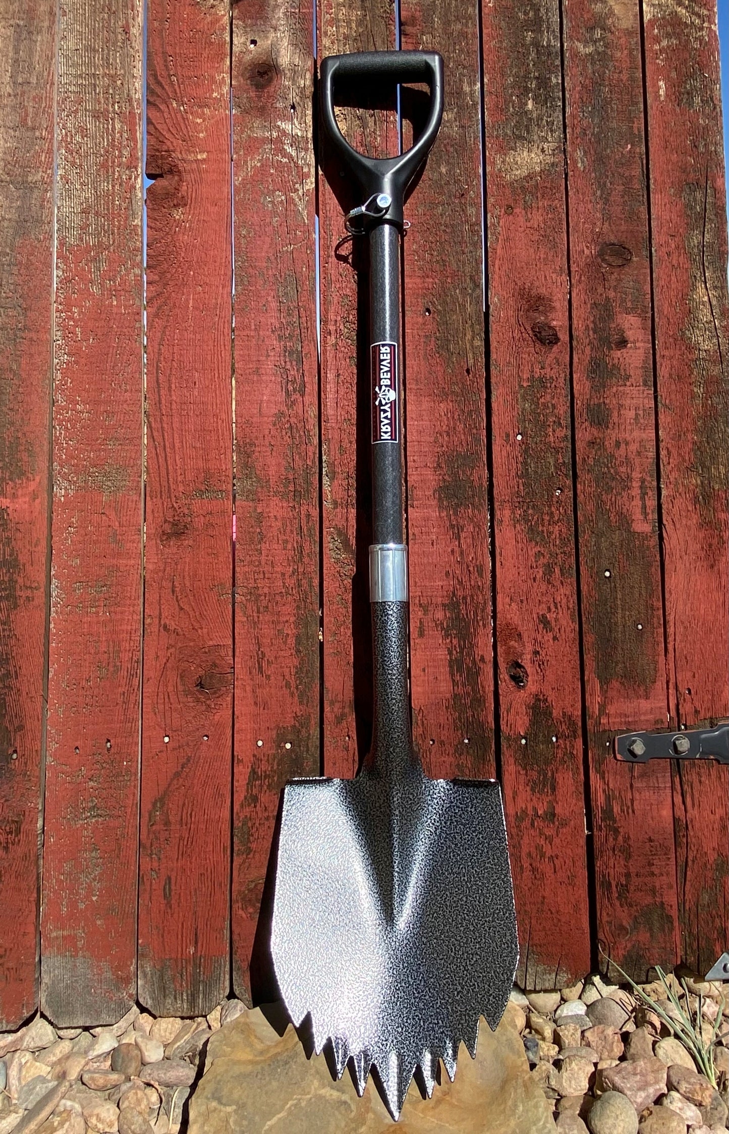 Krazy Beaver Shovel (Silver Vein Head / Black Handle 45638) - Tampa soil911.com