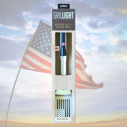Grilling Spatula LED Light USA Flag Edition