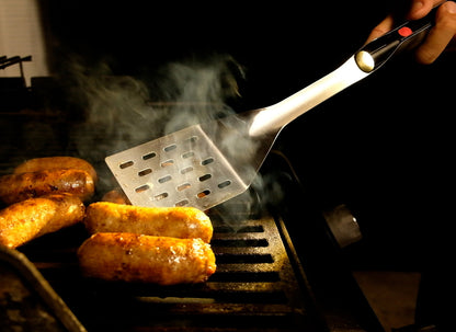 2-Piece Grilling Set | LED Spatula & Smart Tongs