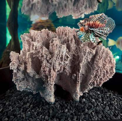 Imitation Coral Sculpture for Coastal Themed Home Rock Garden Aquarium. Vacation Property Tropical Display. Gift for Dad, Fisherman. - Tampa Home & Garden Store