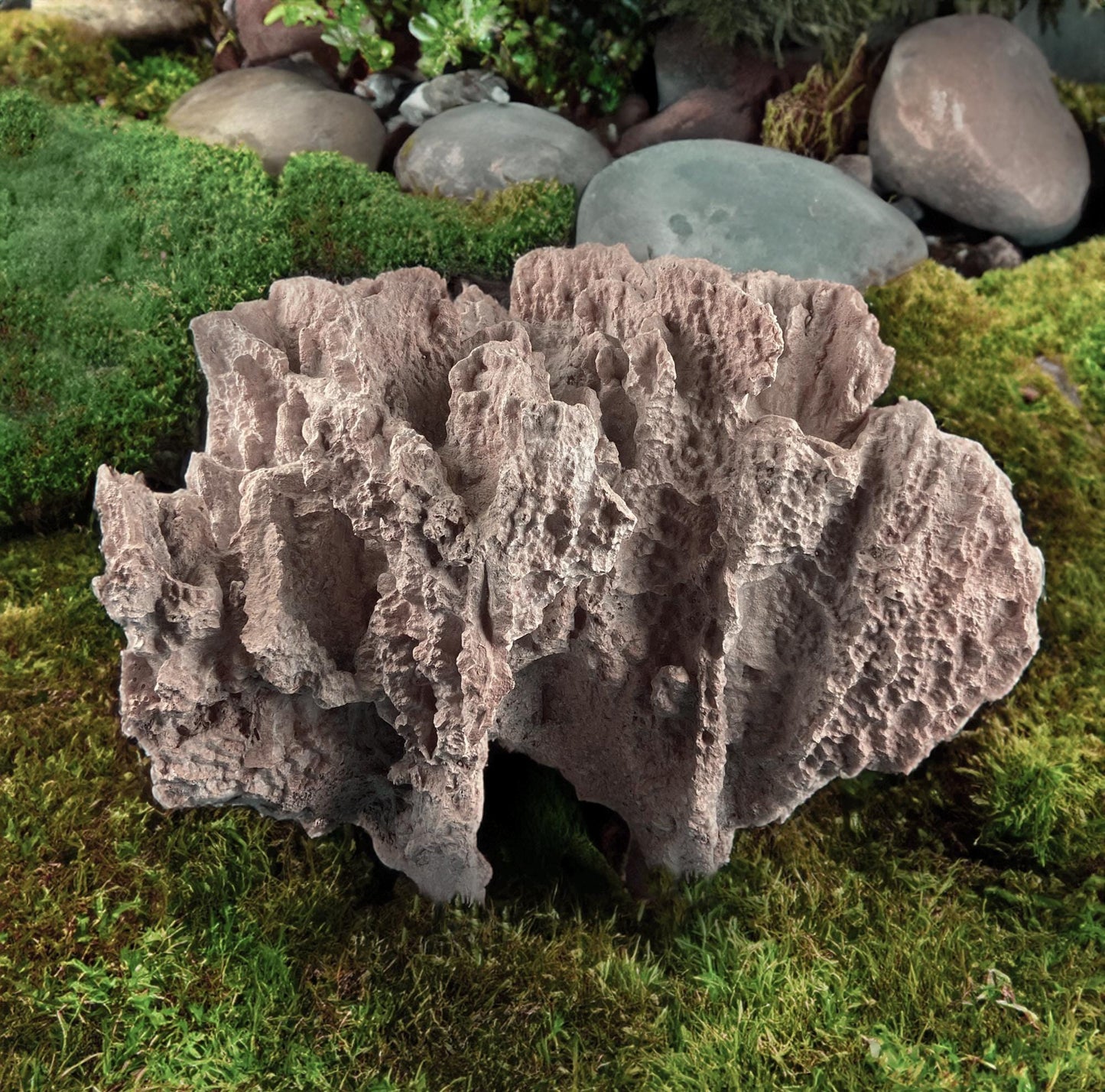 Imitation Coral Sculpture for Coastal Themed Home Rock Garden Aquarium. Vacation Property Tropical Display. Gift for Dad, Fisherman. - Tampa Home & Garden Store