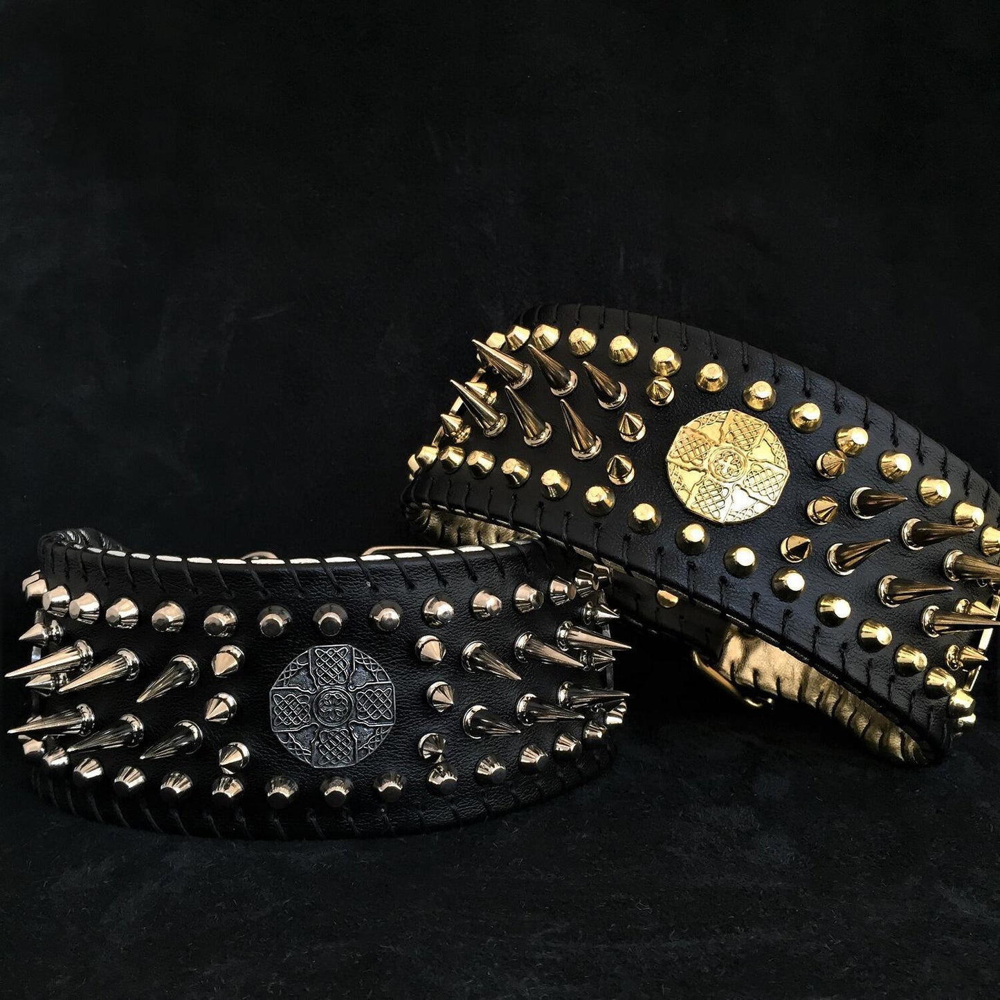 ''Imperium'' hand stitched 8 cm wide show collar - Tampa Home & Garden Store