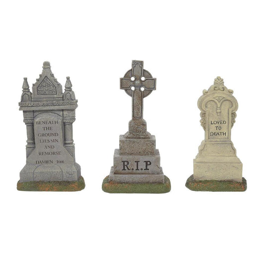 Imposing Gravestone Monuments - 3 Piece Set - Tampa Home & Garden Store