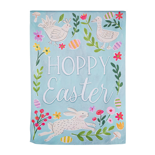 In Bloom Suede House Flag - Tampa Home & Garden Store