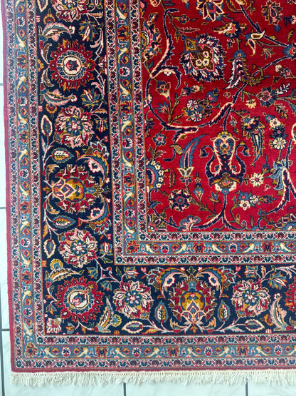 Incredible Persian Kashan All Over Wool Rug 10’2” x 14’ - Tampa Home & Garden Store