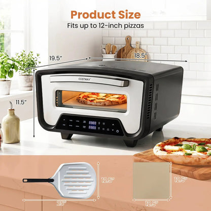 Electric Pizza Oven 12 Inch Pizzas with Presets