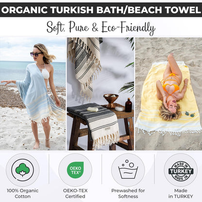 Indulge in the Luxury of 100% Certified Organic Turkish Cotton Towels - Tampa Home & Garden Store