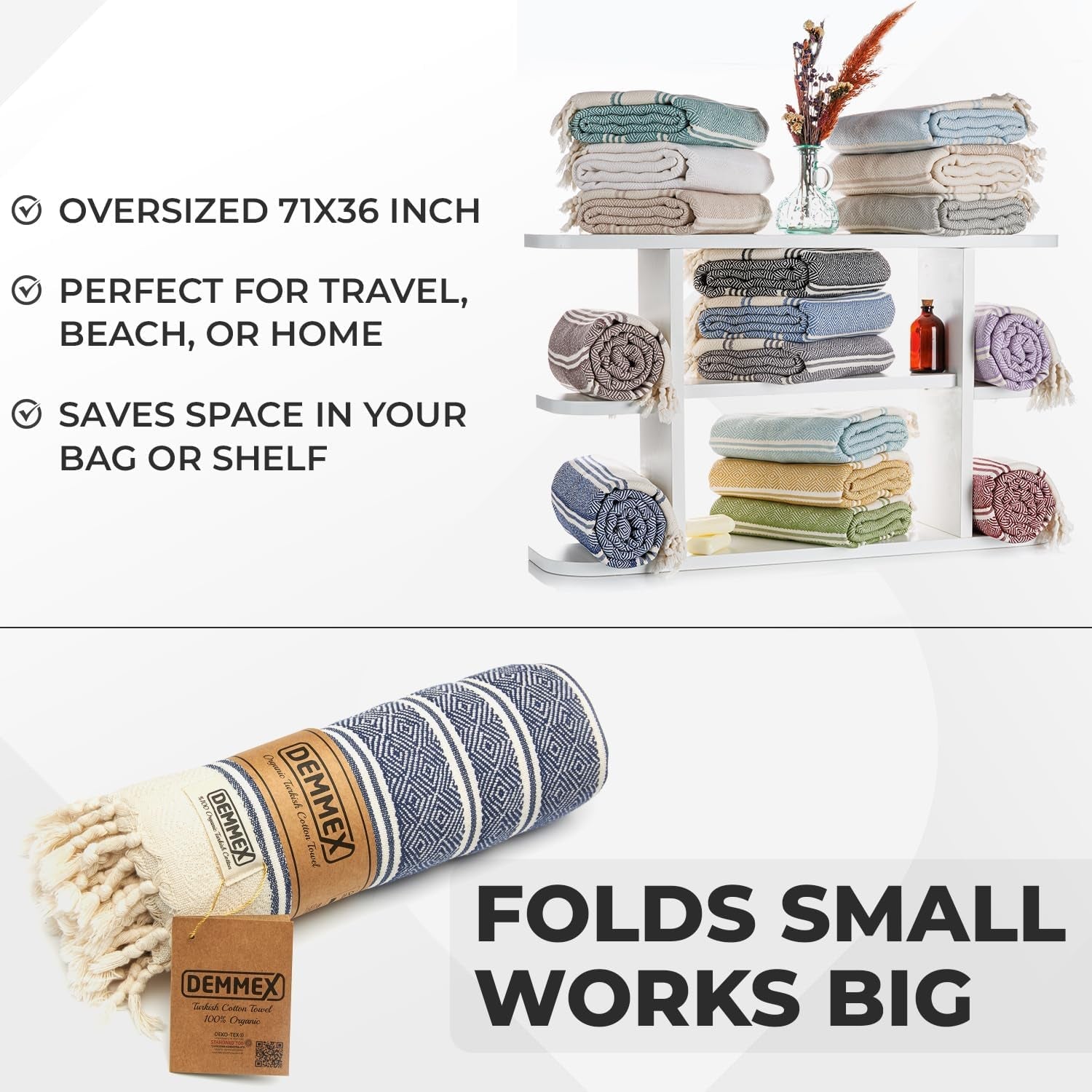 Indulge in the Luxury of 100% Certified Organic Turkish Cotton Towels - Tampa Home & Garden Store