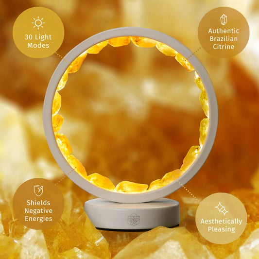 Infinite Abundance: Citrine Lamp of Manifestation - Tampa Home & Garden Store