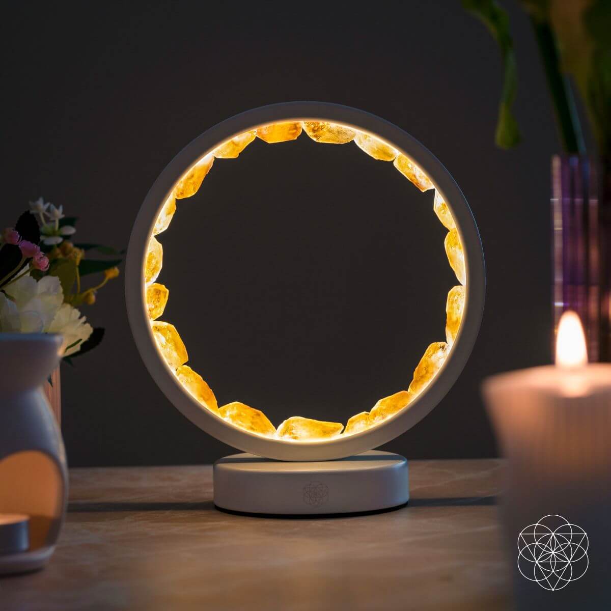 Infinite Abundance: Citrine Lamp of Manifestation - Tampa Home & Garden Store