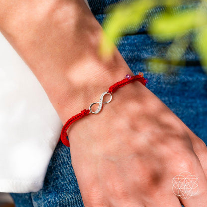 Infinite Prosperity - Eight-Strand Red String Bracelet - Tampa Home & Garden Store