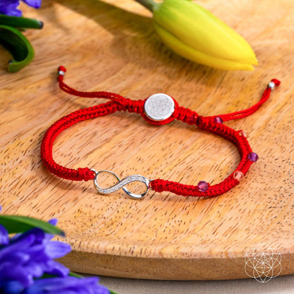 Infinite Prosperity - Eight-Strand Red String Bracelet - Tampa Home & Garden Store