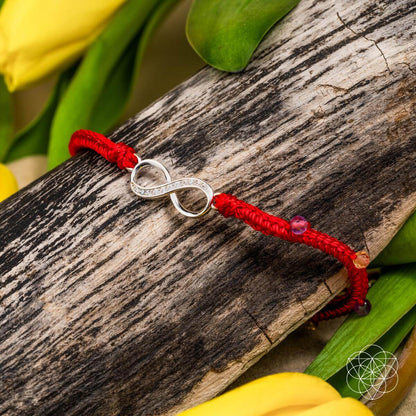 Infinite Prosperity - Eight-Strand Red String Bracelet - Tampa Home & Garden Store