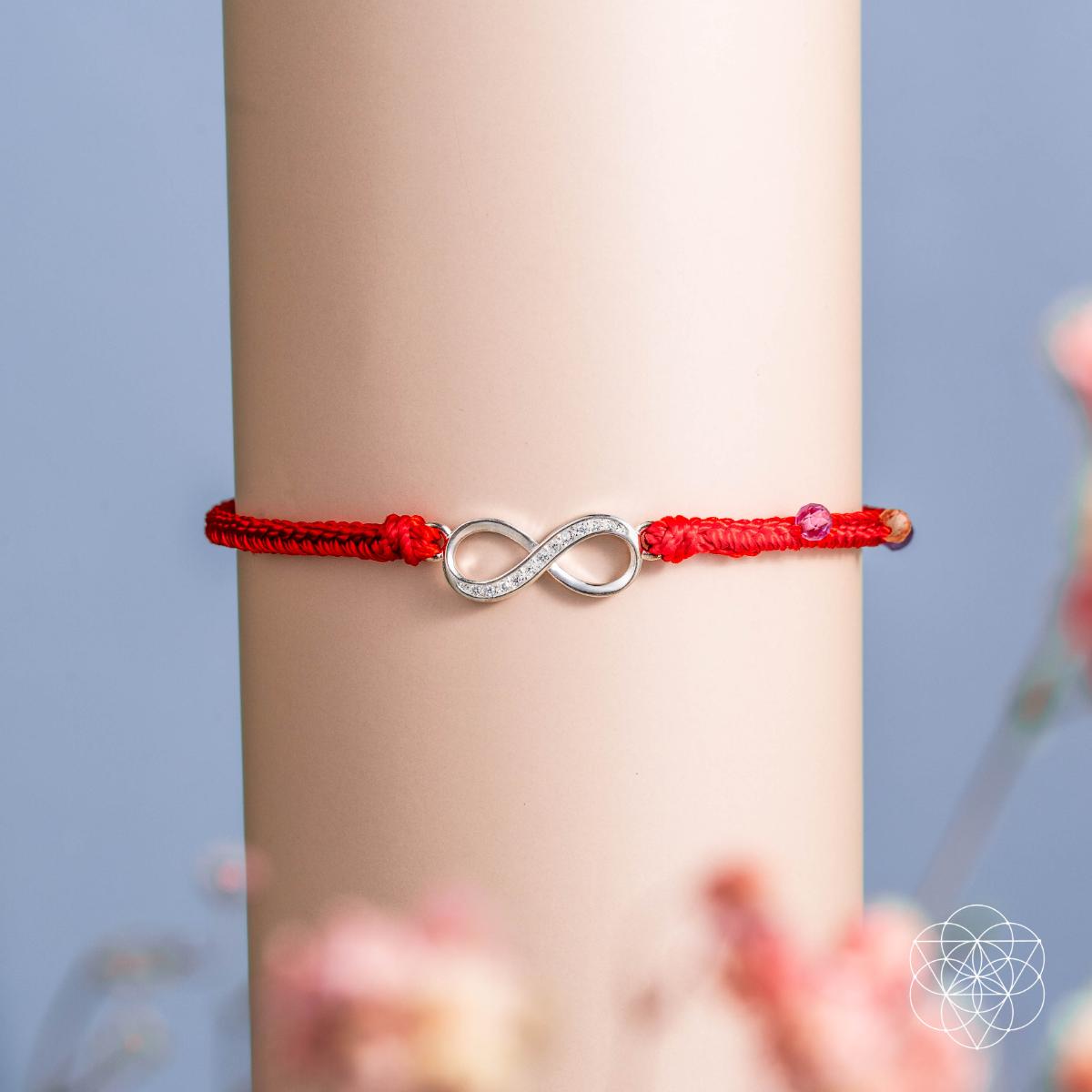 Infinite Prosperity - Eight-Strand Red String Bracelet - Tampa Home & Garden Store