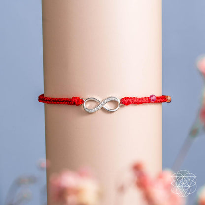 Infinite Prosperity - Eight-Strand Red String Bracelet - Tampa Home & Garden Store