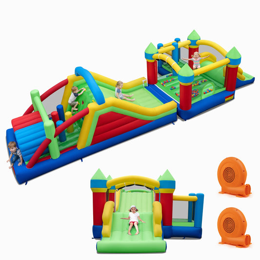 Inflatable Bounce House Blow up Jumping Bouncer with 750W Blowers - Tampa Home & Garden Store