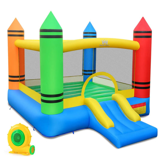 Inflatable Bounce House 2 in 1 Slide and Jump
