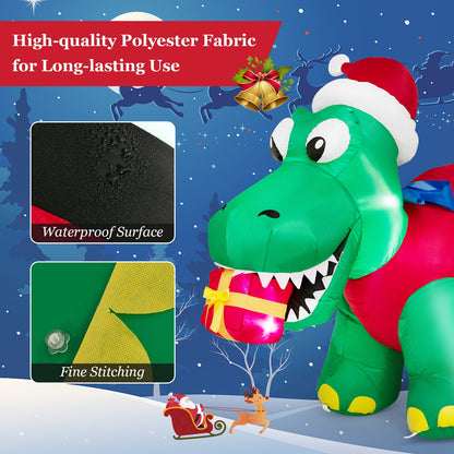 Inflatable Christmas Decoration with LED Lights for Yard