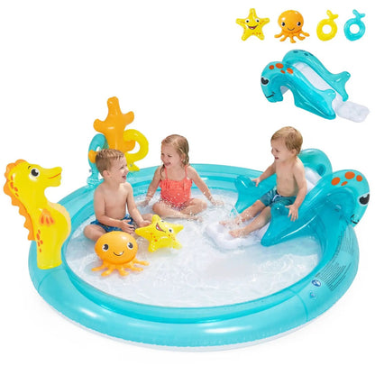 Outdoor Summer Water Park for Backyard and Garden