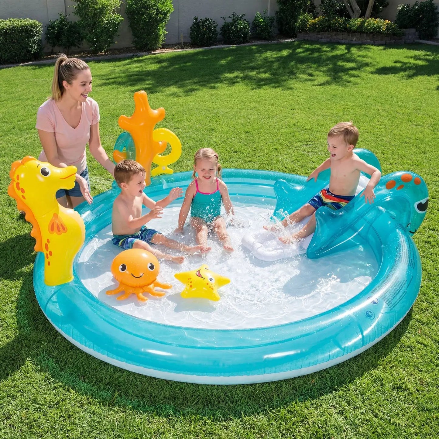 Outdoor Summer Water Park for Backyard and Garden