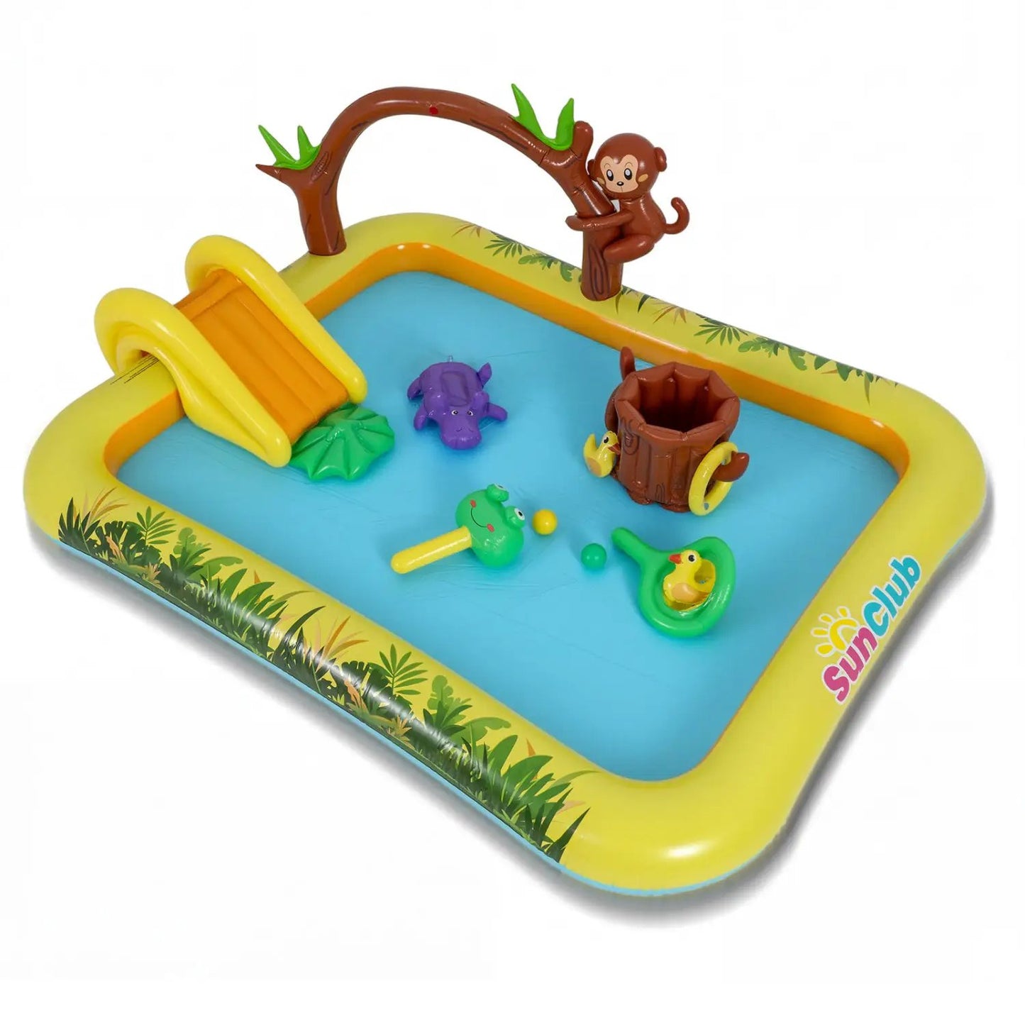 Animal Spray Pool with Slide for Backyard