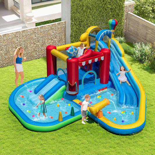 Inflatable Water Park Water Slide Wet Dry Combo Bounce House - Tampa Home & Garden Store