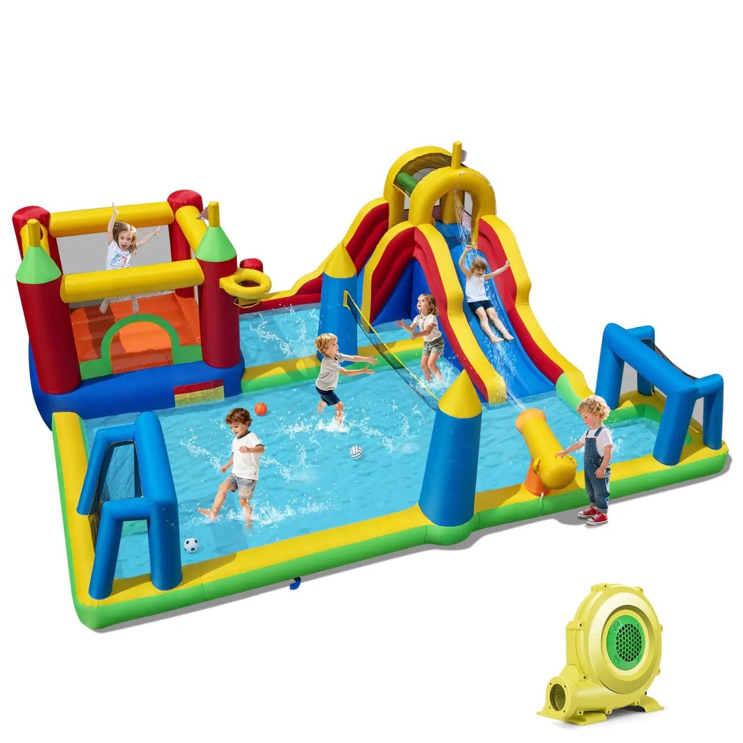 Inflatable Water Slide Bounce House 9 Inch