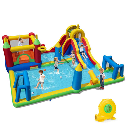 Inflatable Water Slide Bounce House 9-in