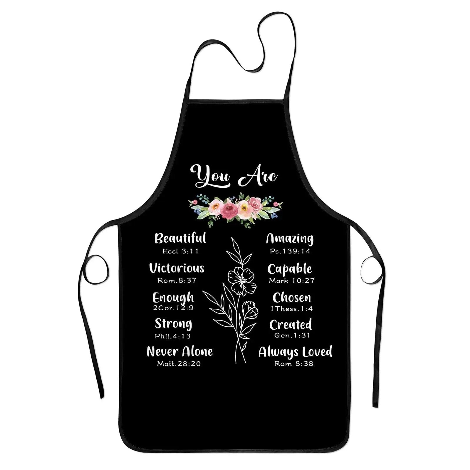 Inspirational Christian Apron – Perfect Gift for Faith-Filled Loved Ones - Tampa Home & Garden Store