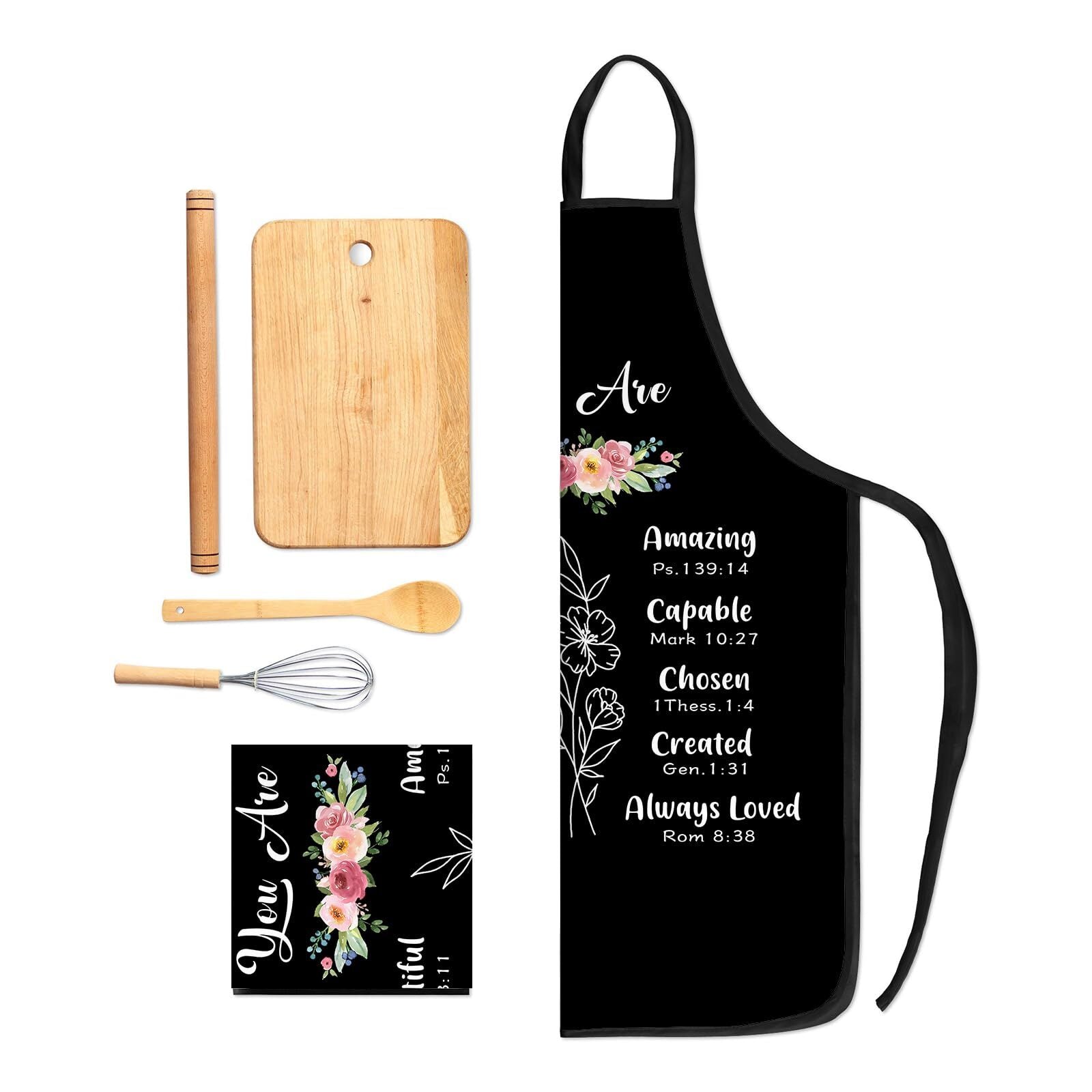 Inspirational Christian Apron – Perfect Gift for Faith-Filled Loved Ones - Tampa Home & Garden Store