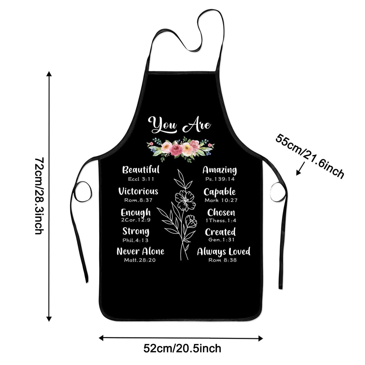 Inspirational Christian Apron – Perfect Gift for Faith-Filled Loved Ones - Tampa Home & Garden Store