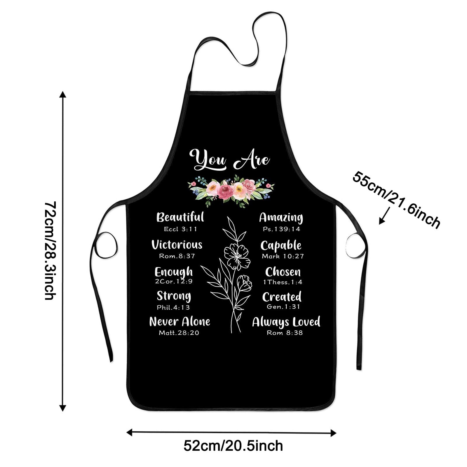 Inspirational Christian Apron – Perfect Gift for Faith-Filled Loved Ones - Tampa Home & Garden Store