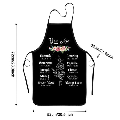 Inspirational Christian Apron – Perfect Gift for Faith-Filled Loved Ones - Tampa Home & Garden Store