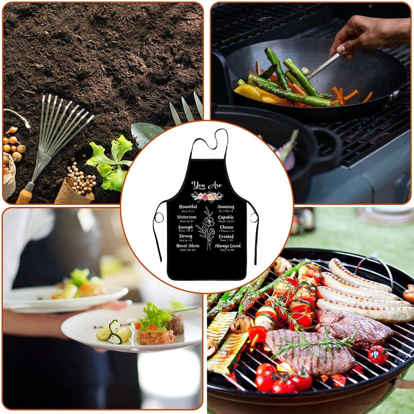 Inspirational Christian Apron – Perfect Gift for Faith-Filled Loved Ones - Tampa Home & Garden Store