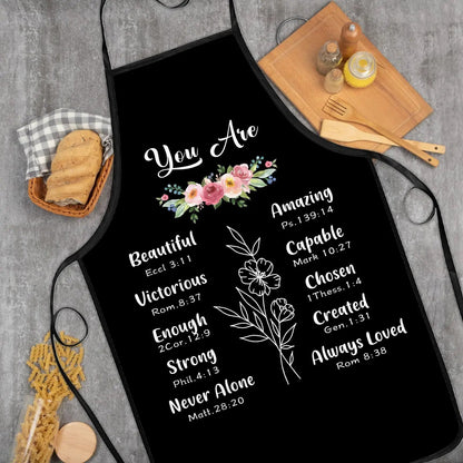 Inspirational Christian Apron – Perfect Gift for Faith-Filled Loved Ones - Tampa Home & Garden Store