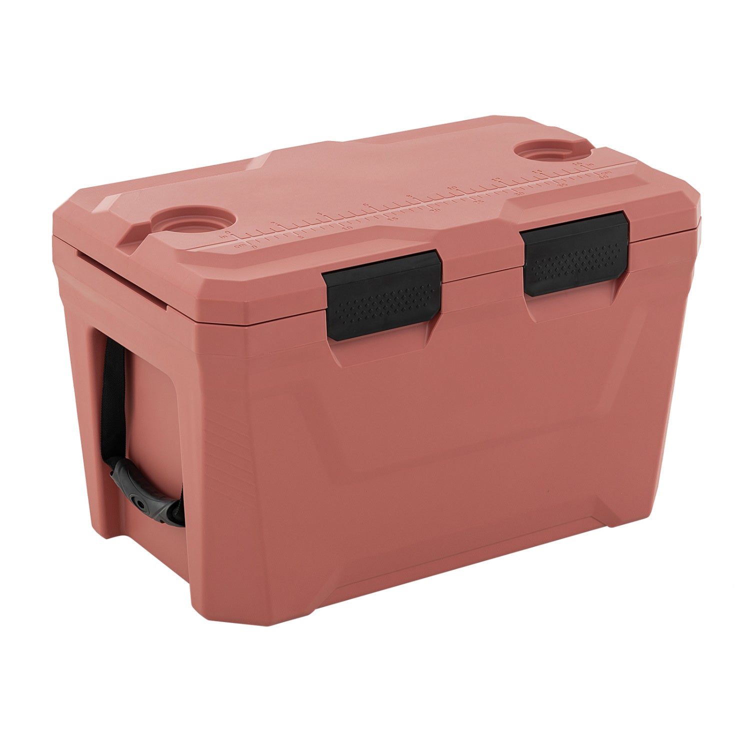 Insulated portable cooler hard shell ice chest pink with 2 cup holders and black latches GemGear on Tampa Home & Garden Store