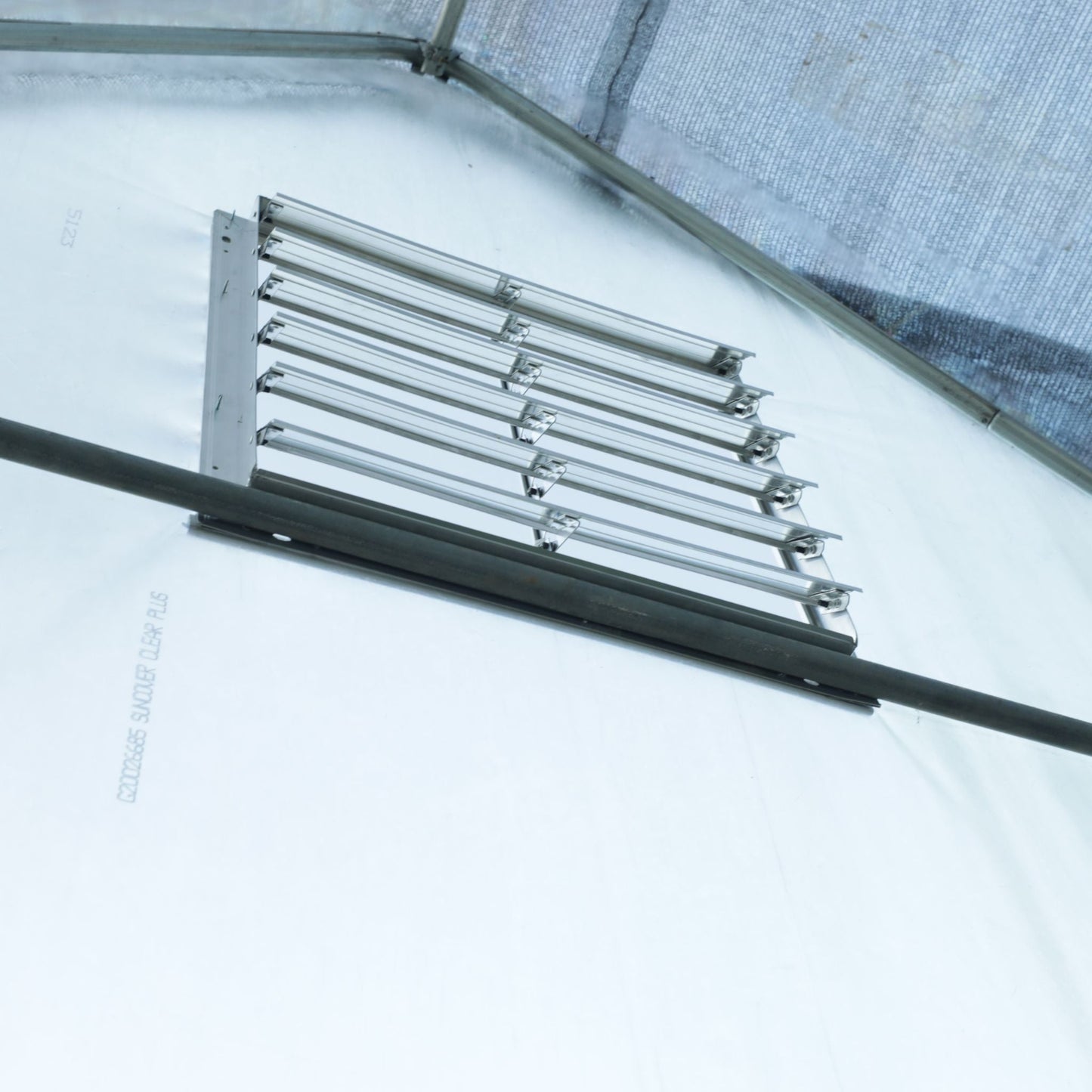 Persiana de entrada para invernadero Persiana de entrada para invernadero de aluminio