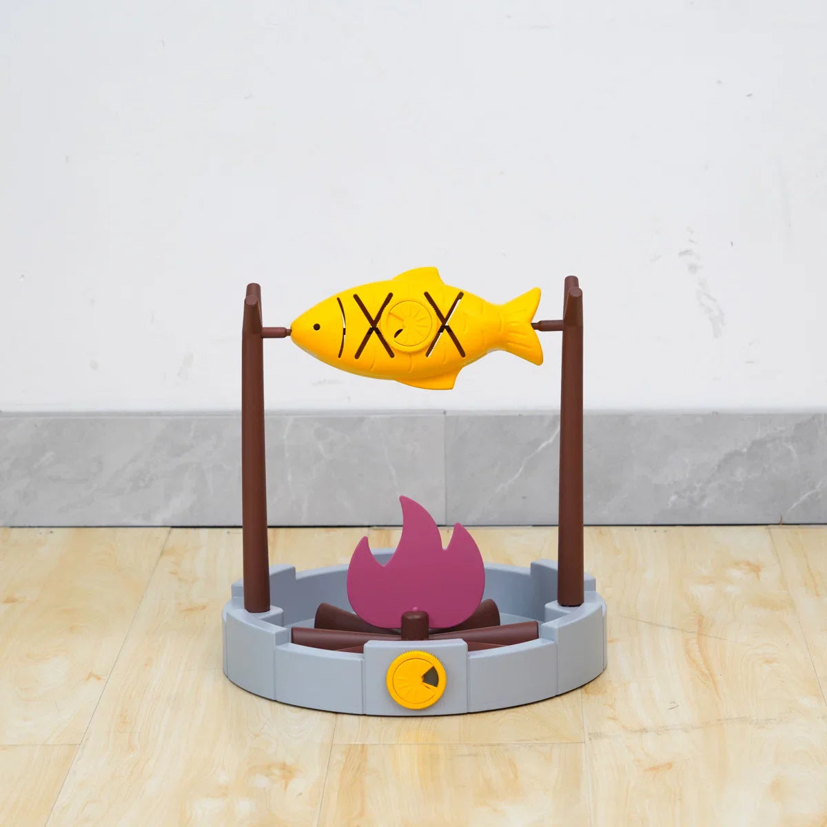 Interactive Cat Treat Dispenser & Slow Feeder – Grilled Fish Puzzle Toy - Tampa Home & Garden Store