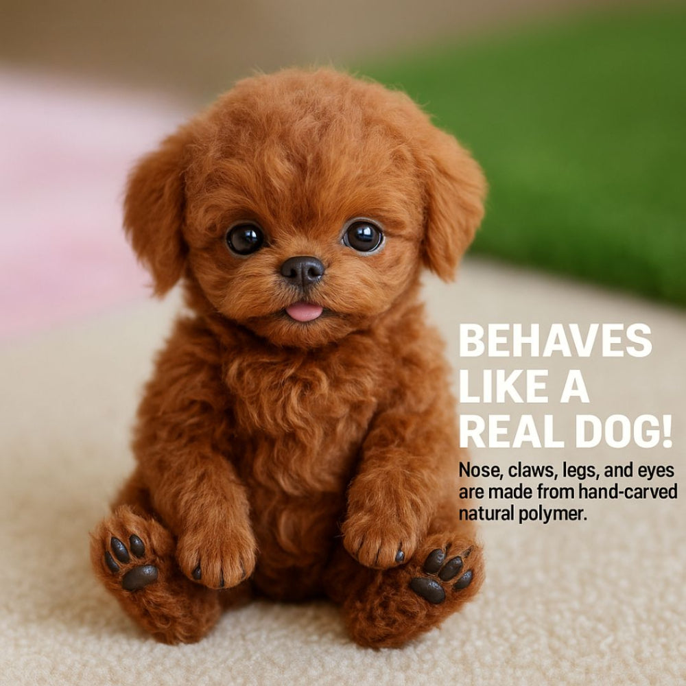 Interactive Robot Puppy Plush Toy Walking Dog with Barking