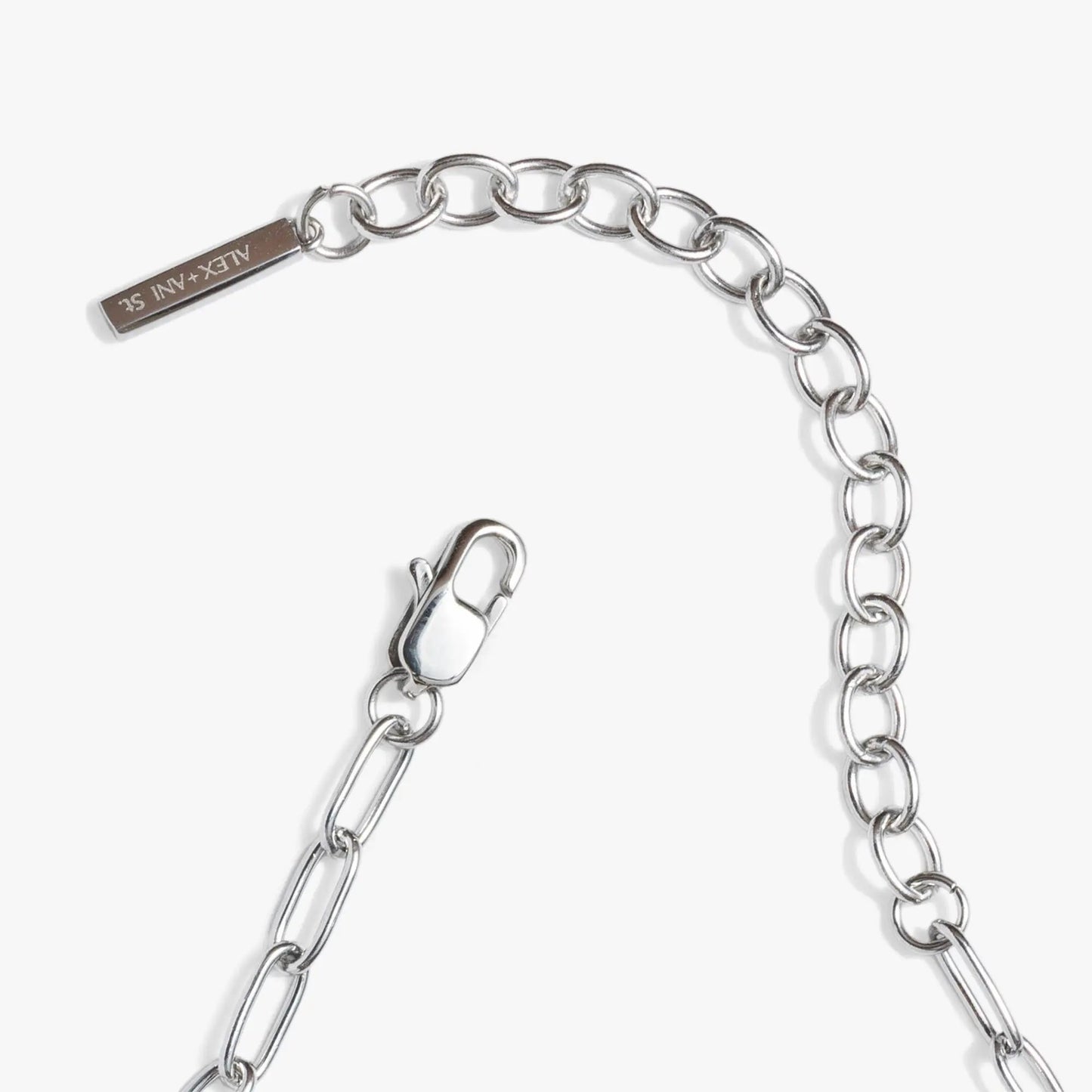 Paperclip Charm and Layering Necklace For Daily