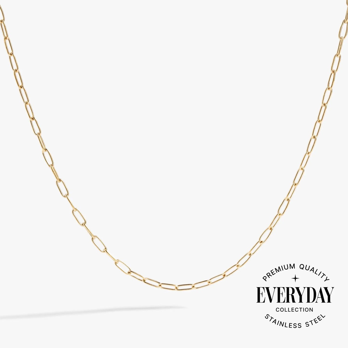 Paperclip Charm & Layering Necklace by ALEX AND ANI gold-tone chain on Tampa Home & Garden Store