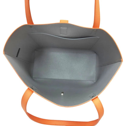 Fourre-tout en cuir véritable / Sac pour ordinateur portable – fourre-tout en cuir grainé