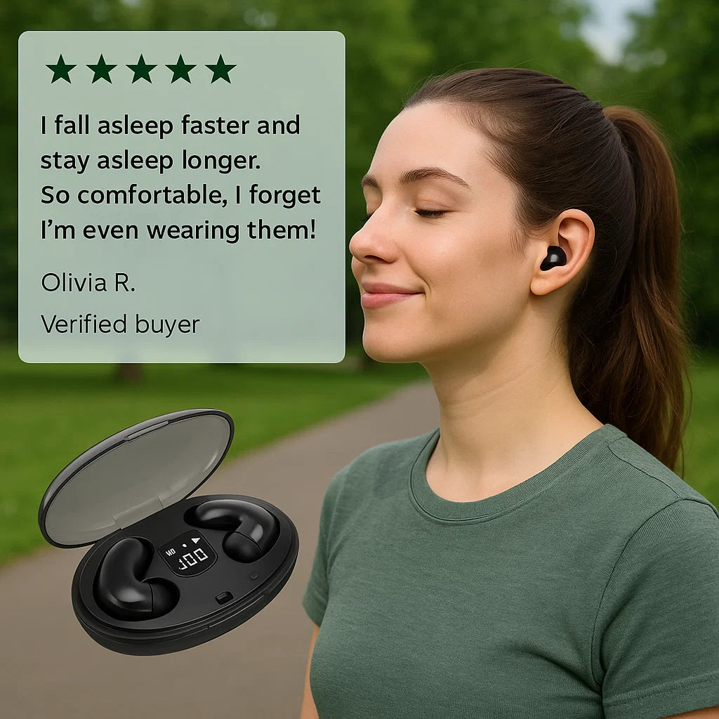 LumaSleep Wireless Sleep Headphones Bluetooth 5.3 Ultra-Light Earbuds