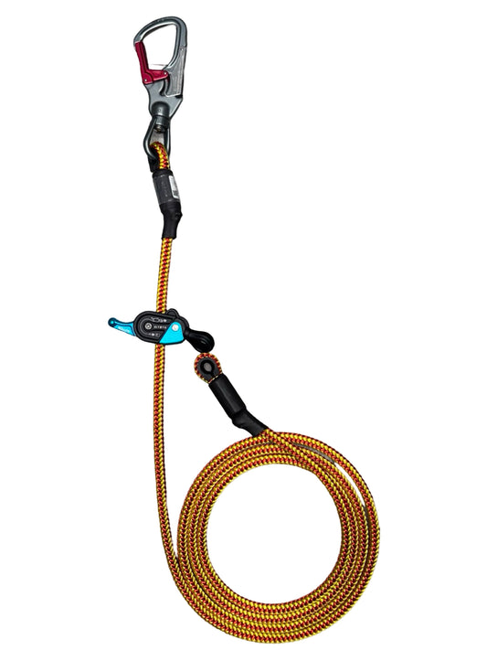 Iron Braid Wire Core Flipline w/ ISC Swivel Double Action Snap & Notch Glide Rope Grab - Tampa Home & Garden Store