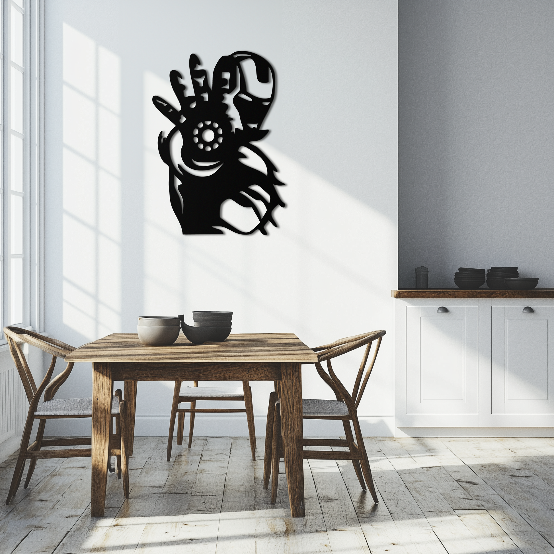 Iron Man Hand Gesture Silhouette Metal Wall Art – Superhero Home Decor- KAF573 - Tampa Home & Garden Store