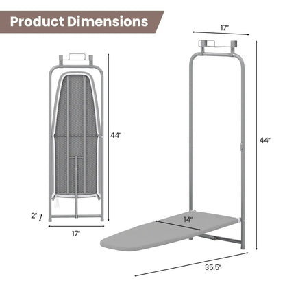 Space Saving Metal Hanging Ironing Board